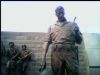 This is one of the best things in Atlantic City: the Korean War Memorial.  It's right on the boardwalk.  This shows the main statue -- a solider holding his dead buddies' dogtags -- with a sculpture of these men on the wall.